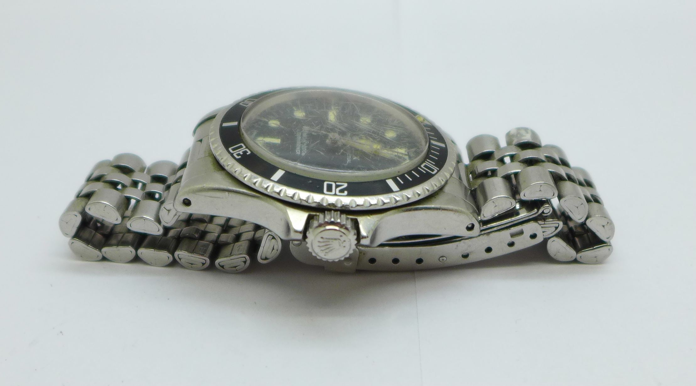 A Rolex Oyster Perpetual Submariner wristwatch, 1530, the inner case numbered 1680 - Bild 2 aus 8