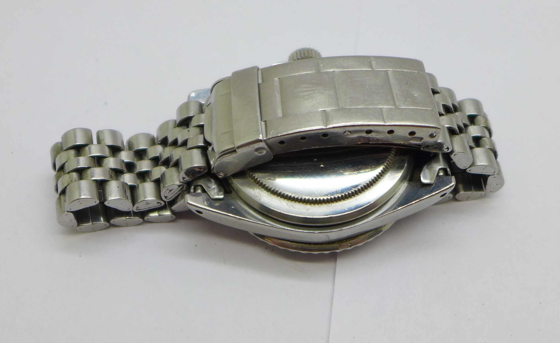 A Rolex Oyster Perpetual Submariner wristwatch, 1530, the inner case numbered 1680 - Bild 4 aus 8