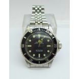 A Rolex Oyster Perpetual Submariner wristwatch, 1530, the inner case numbered 1680