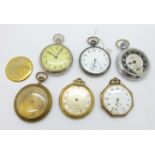 Pocket watches, a/f