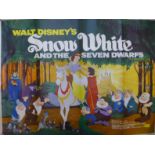 An original Snow White film poster, printed by W.E. Berry Ltd., Bradford