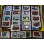 Twenty-three Oxford die-cast vehicles, boxed and two die-cast vehicles