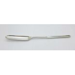 A George III silver marrow scoop, William Sumner & Richard Crossley, London 1775, 47g