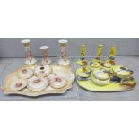 A Noritake dressing table set and another part set **PLEASE NOTE THIS LOT IS NOT ELIGIBLE FOR