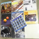 Ten The Beatles and Beatles solo LP records