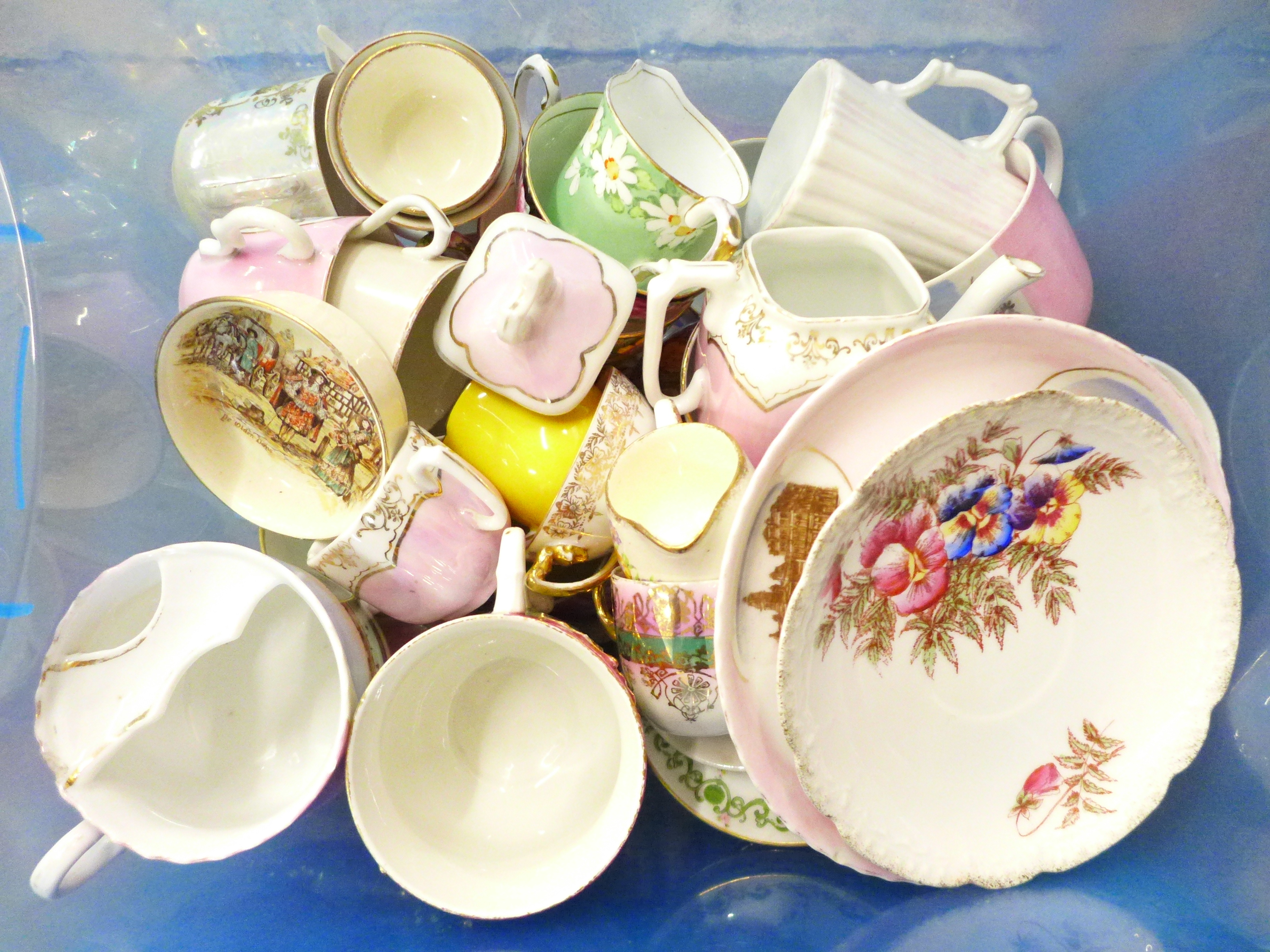 Victorian and Edwardian cups and saucers