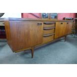 A teak sideboard