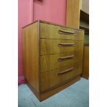 A G-Plan Fresco teak chest of drawers