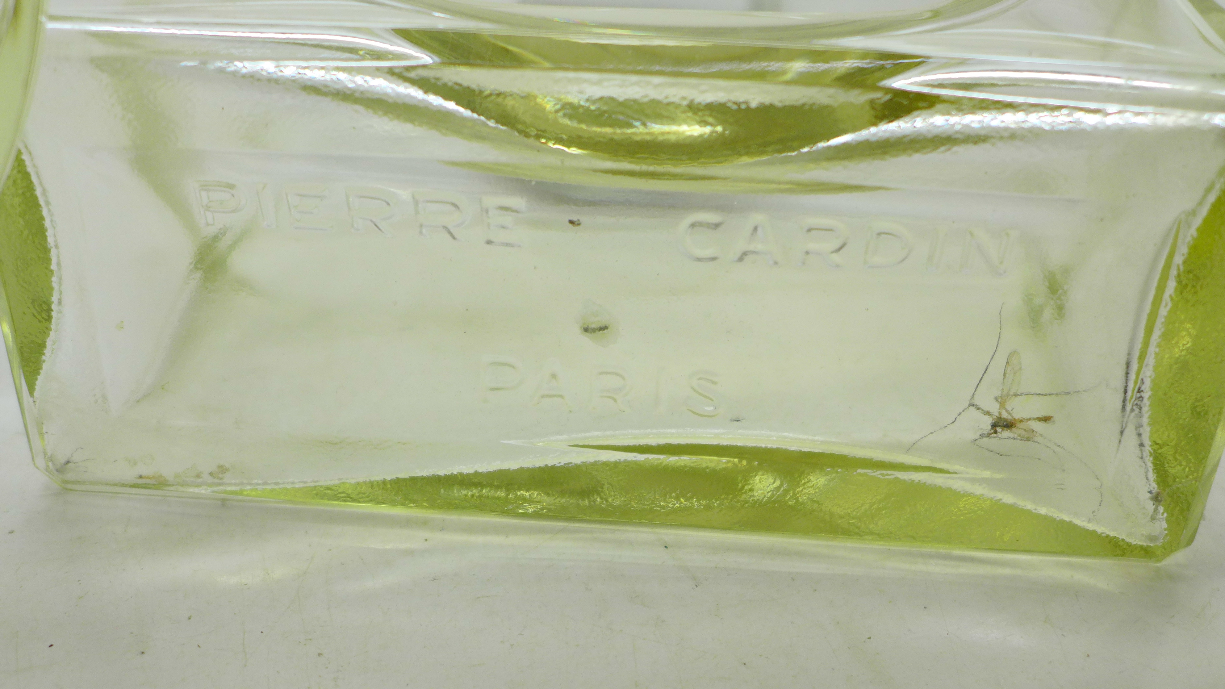 A 1970's Pierre Cardin shop display perfume with glass stopper, 31cm - Image 2 of 3