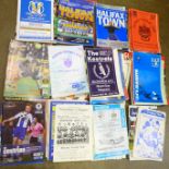 Football programmes - a box of 110 non league programmes