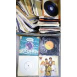 A box of 1960's/1970's 7" vinyl singles