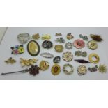 Costume brooches