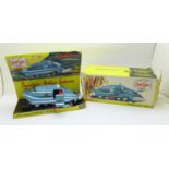 A Dinky Toys 104 Captain Scarlet Spectrum Patrol Vehicle with rocket, boxed, box a/f