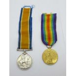 A pair of WWI medals, 79940 Sjt. G.W. Read M.G.C.