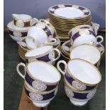 A twelve piece gilt Wedgwood tea service