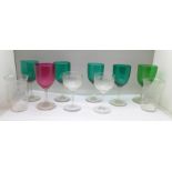 A collection of Edwardian glass **PLEASE NOTE THIS LOT IS NOT ELIGIBLE FOR POSTING AND PACKING**