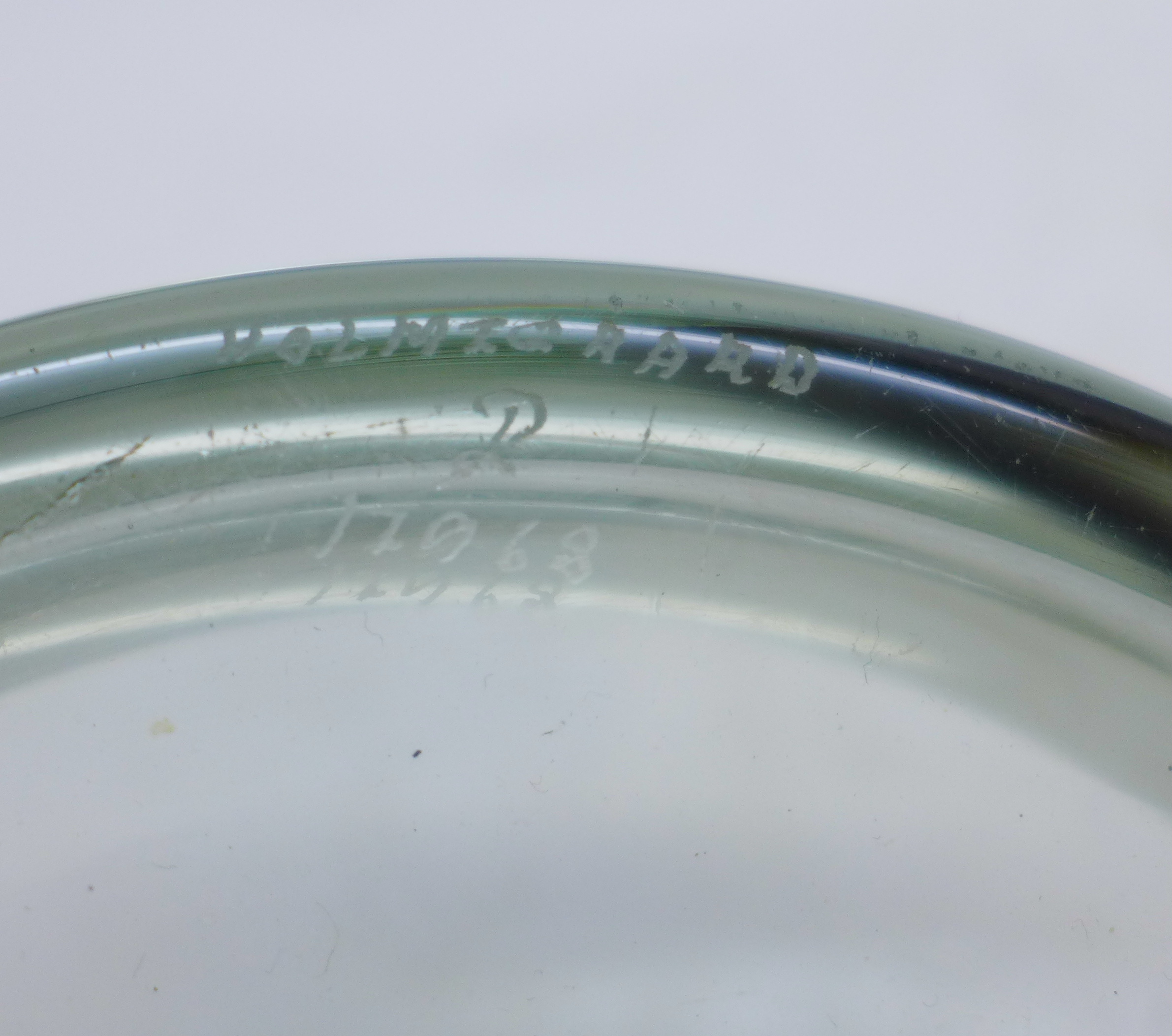 A collection of mid 20th century glass including Whitefriars and Holmegaard - Image 2 of 2