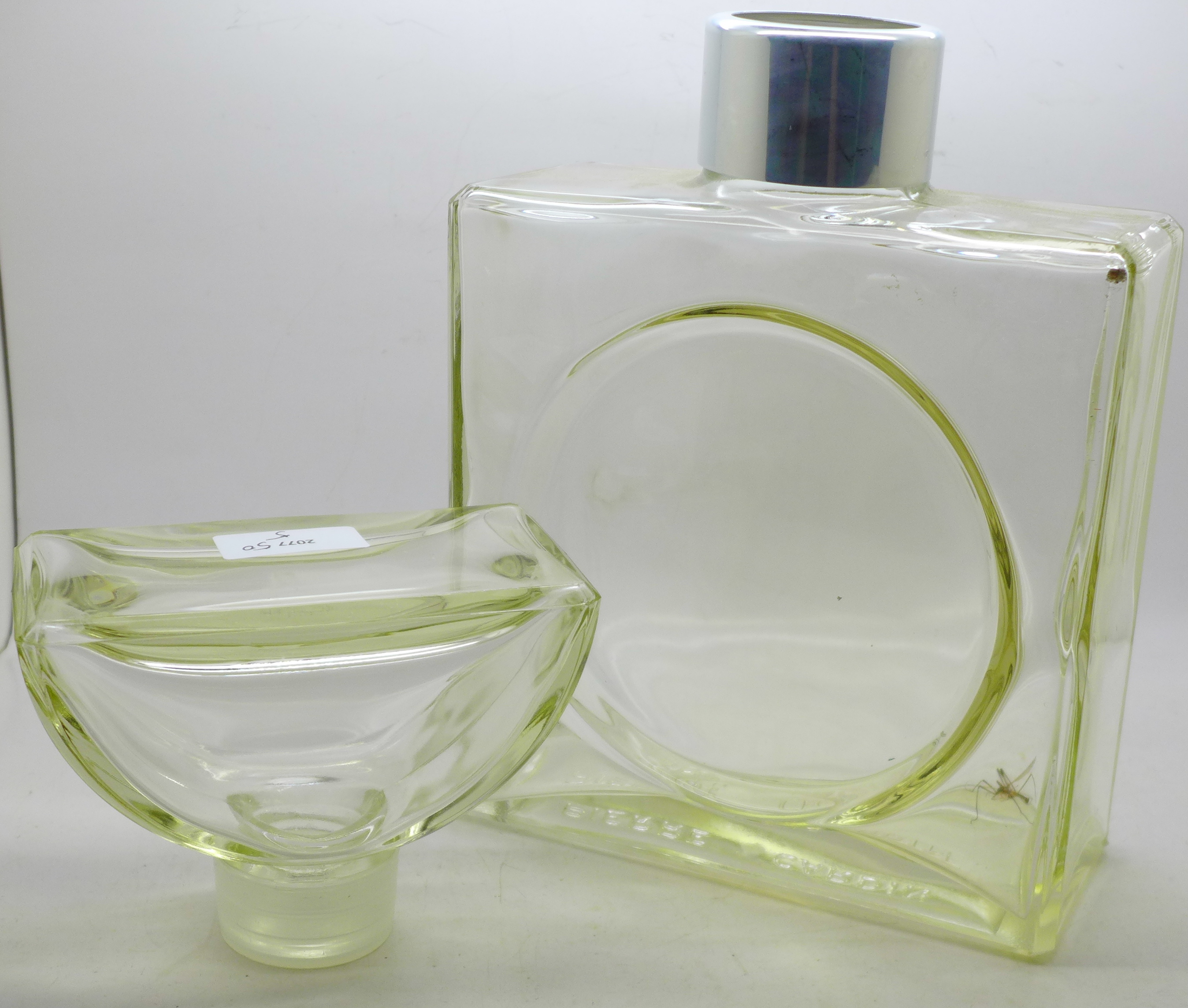 A 1970's Pierre Cardin shop display perfume with glass stopper, 31cm - Image 3 of 3