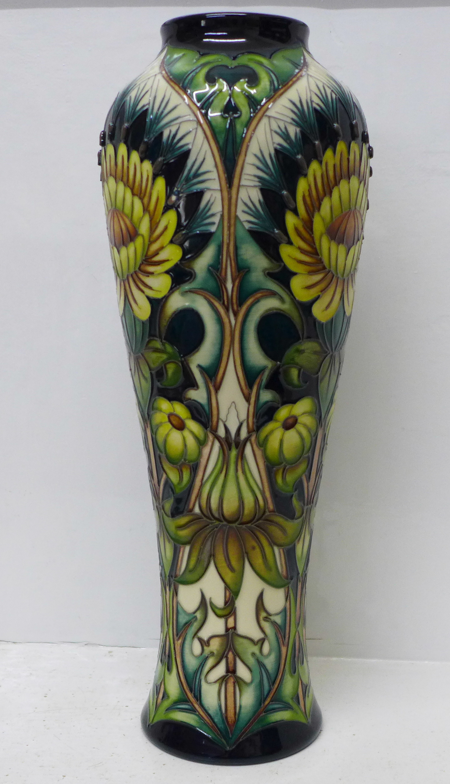 A Moorcroft Dent De Lion vase - design trial, 37cm - Image 4 of 7