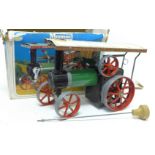 A Mamod TE1A Traction Engine, boxed, lacking burner