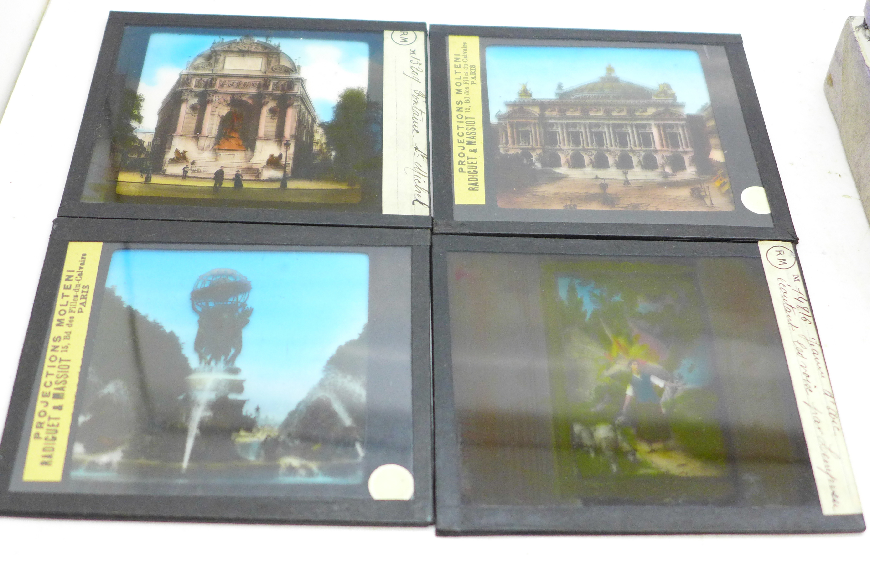 Three boxes of French magic lantern slides, (30) - Image 4 of 5