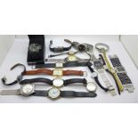 Wristwatches including Sekonda, Seiko, Ingersoll, Rotary, etc.