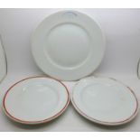 Three WWII German plates