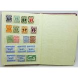 A stamp album, Third Reich, over 220 stamps
