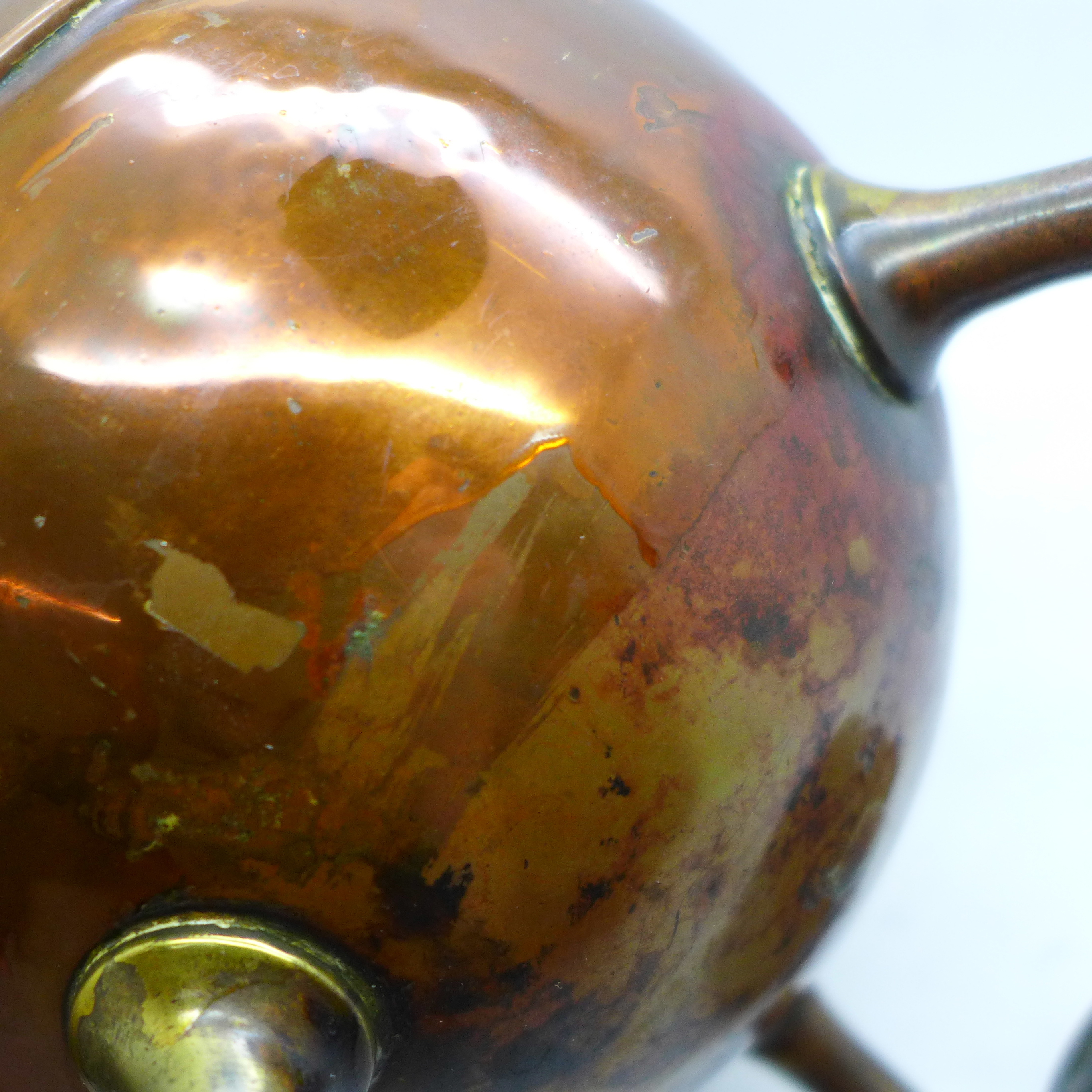 A Christopher Dresser Benham & Froud copper kettle - Image 6 of 6