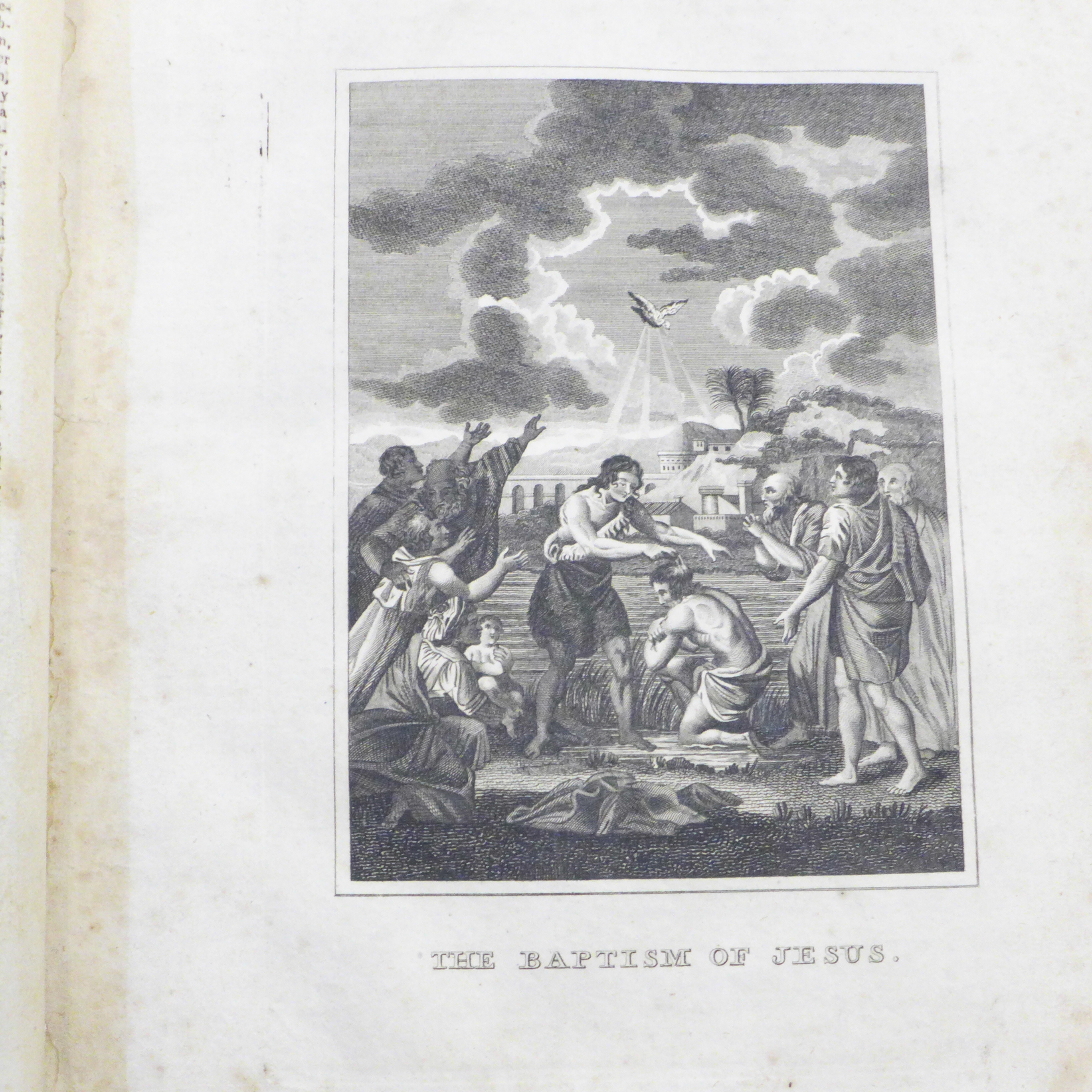 An 1809 Family Bible, 1815 New Testament and Burkitt's Notes on the New Testament - Image 3 of 6