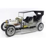 A Mamod SA1L silver coloured Vintage Steam Car