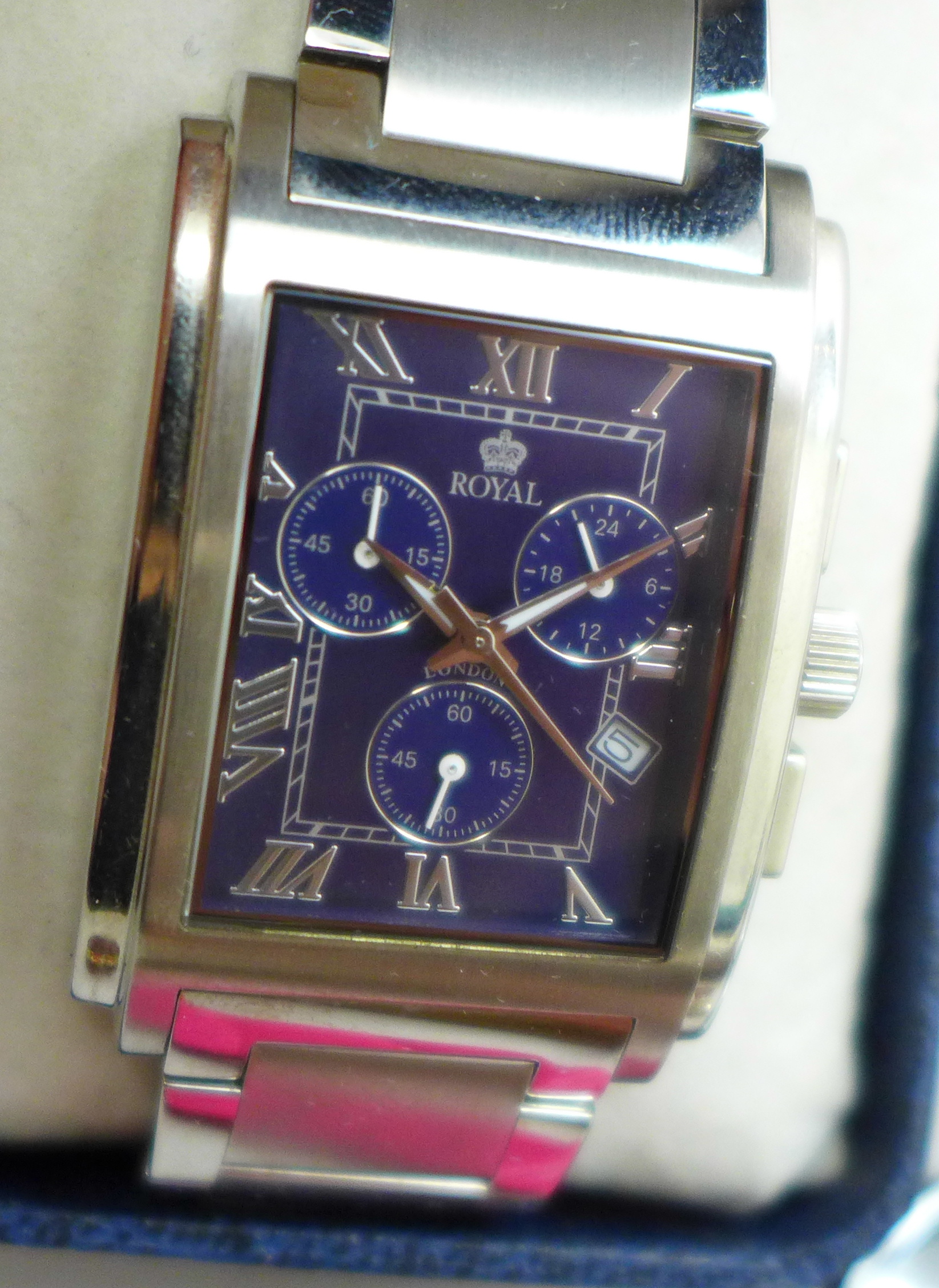 A Royal Chronograph wristwatch, boxed and other wristwatches - Image 2 of 4