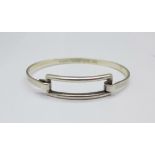 A silver Tiffany bangle, 15g