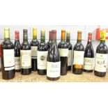Twelve vintage French wines, 2004-2006