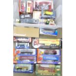 Nineteen die-cast model vehicles, boxed