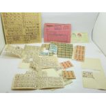 German 1949-50 ration coupons