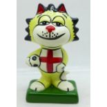 Lorna Bailey Pottery, 'St George Cat', signed on base, 15cm