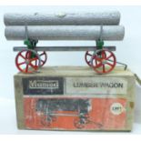 A Mamod LW1 Lumber Wagon, boxed