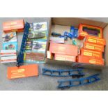 Tri-ang Hornby rolling stock and track side accessories