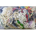Over fifty costume necklaces