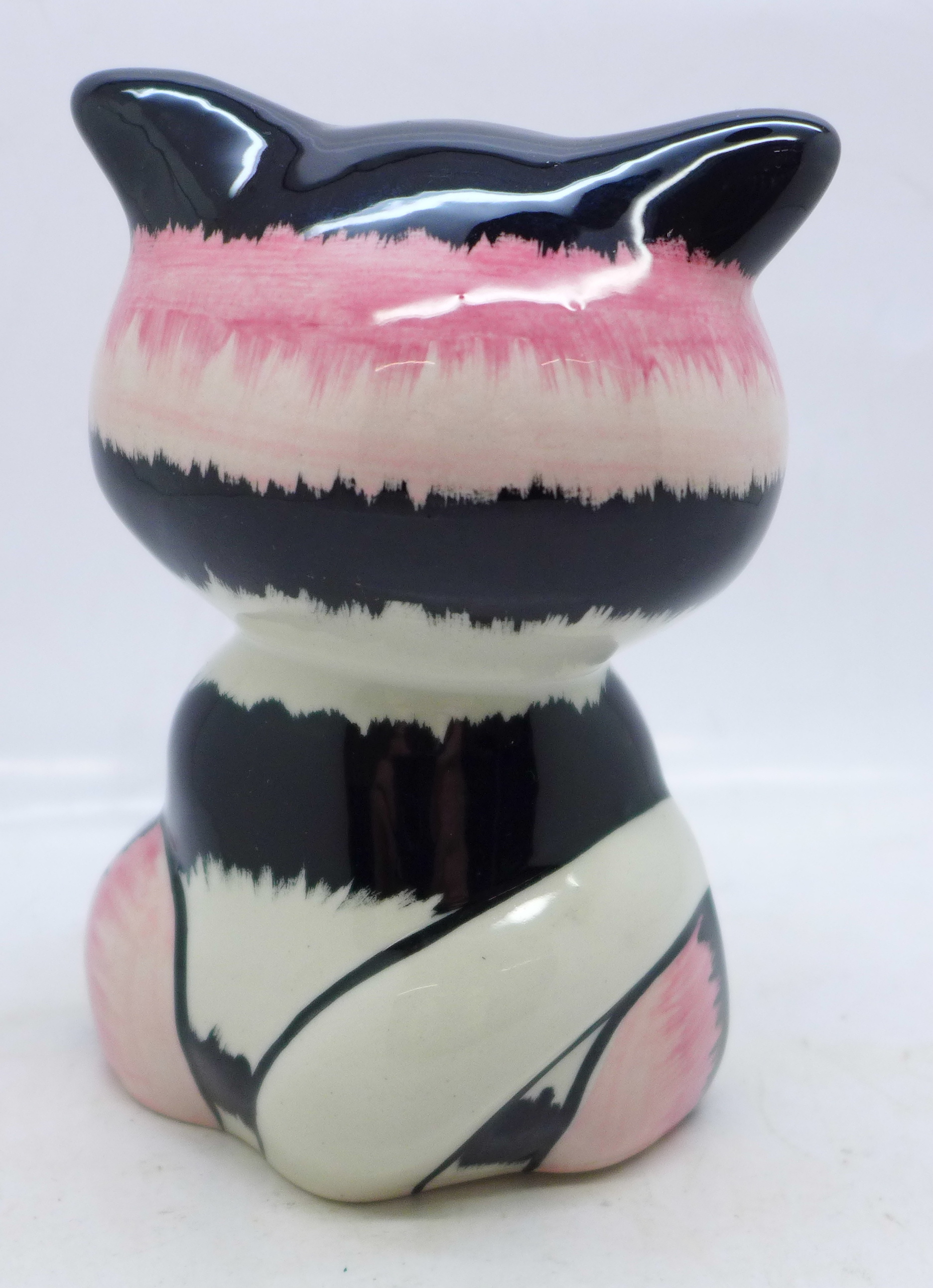 Lorna Bailey Pottery, 'Mack the Cat', signed on base, 13cm - Image 2 of 3