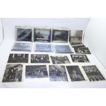 Six WWII German magic lantern slides and fifteen WWII German transparencies