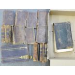 Two albums of CDV's and antiquarian books, most books with loose boards