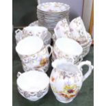 A twelve piece Austrian tea service