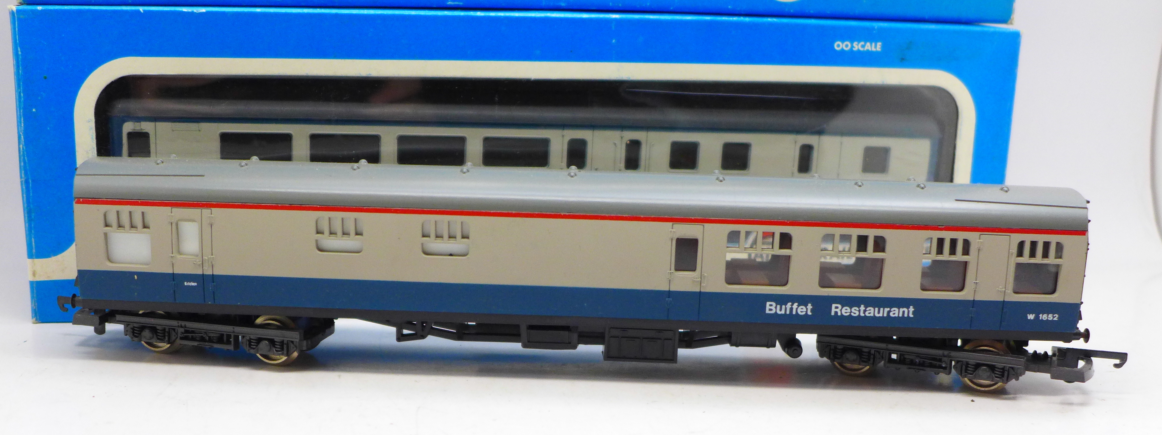 Three Airfix System 00 scale 'Inter City' coaches, boxed and a Lima coach - Image 2 of 3