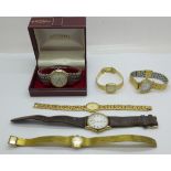 Six Rotary wristwatches