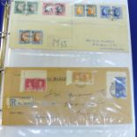 King George VI First Day covers and commercial mail from a variety of commonwealth countries