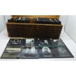 Fifty magic lantern slides, boxed