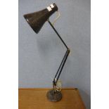 A Herbert Terry & Sons Ltd industrial anglepoise lamp