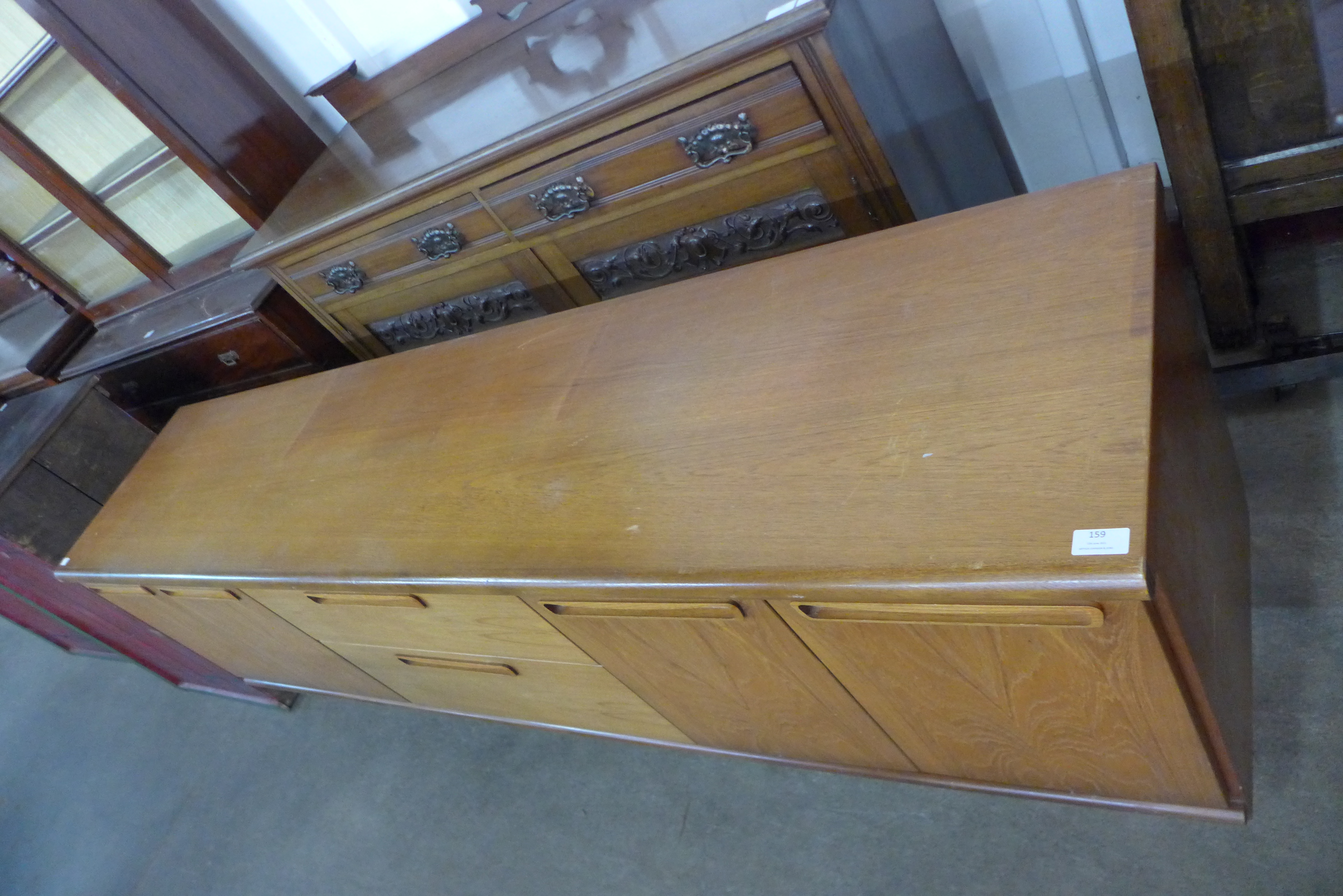 A teak sideboard - Image 2 of 3